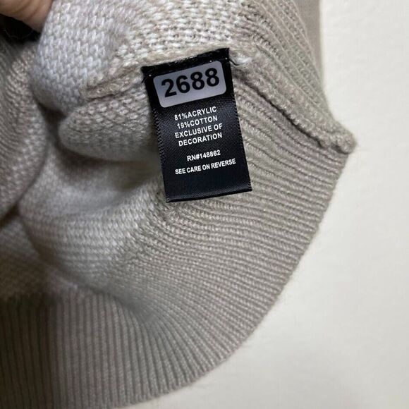 Torrid Sweater 2X Oversized Pullover Long Tunic  Knit Cloud Rainbow Preppy - Picture 7 of 8